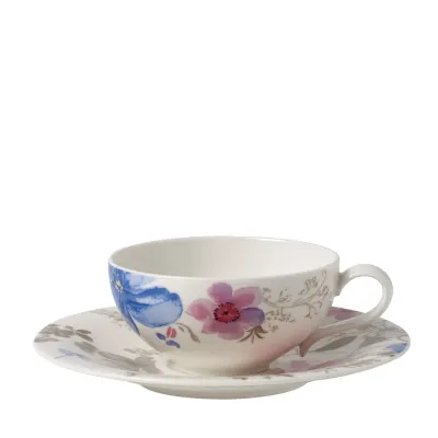 Villeroy & Boch Чашка с блюдцем Mariefleur Gris 240 мл для чая