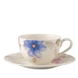 Villeroy & Boch Чашка с блюдцем Mariefleur Gris 390 мл для завтрака — фото 1