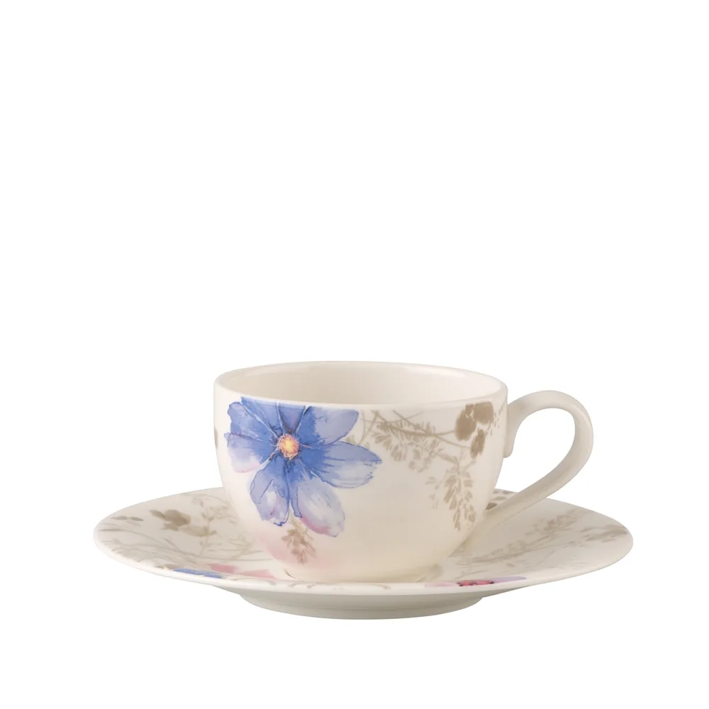 Villeroy & Boch Чашка с блюдцем Mariefleur Gris 250 мл для кофе