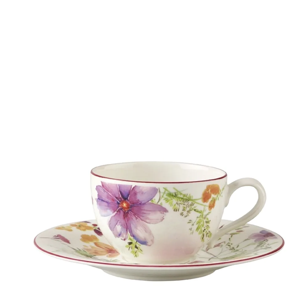 Villeroy & Boch Чашка с блюдцем Mariefleur Basic 390 мл для завтрака