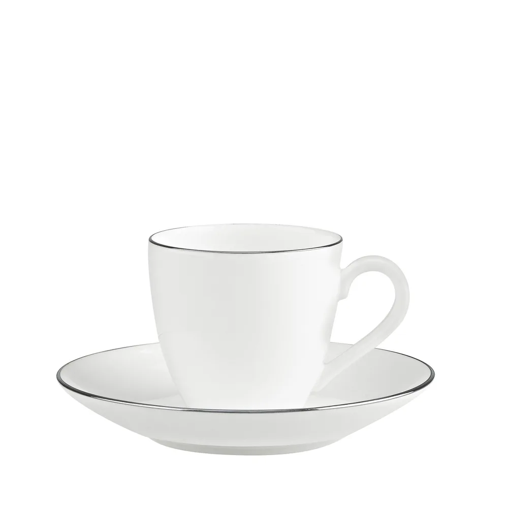 Villeroy & Boch Чашка с блюдцем Anmut Platinum 100 мл для эспрессо
