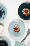 Like. by Villeroy&Boch Набор джинсовых тарелок ручной работы для 2 человек — фото 3
