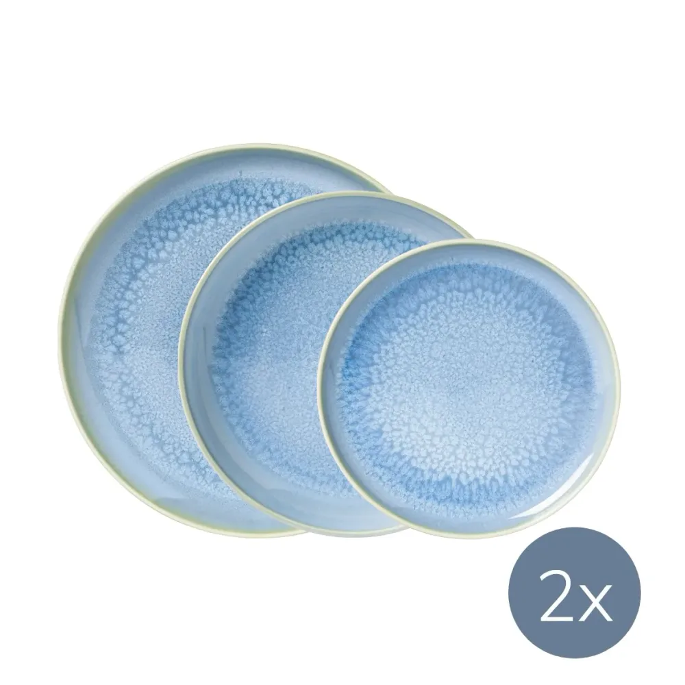 Like. by Villeroy&Boch Набор тарелок ручной работы с черникой на 2 персоны