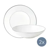 Wedgwood Джаспер Конран Платиновый обеденный сервиз на 2 персоны — фото 1