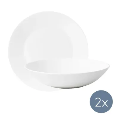 Wedgwood Джаспер Конран Белый обеденный сервиз на 2 персоны