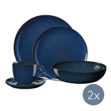 ASA Набор Saisons Midnight Blue для кофе и ужина на 2 персоны (10 шт.) — фото 1