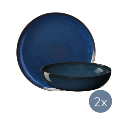 ASA Сервиз Saisons Midnight Blue на 2 персоны (4 шт.)