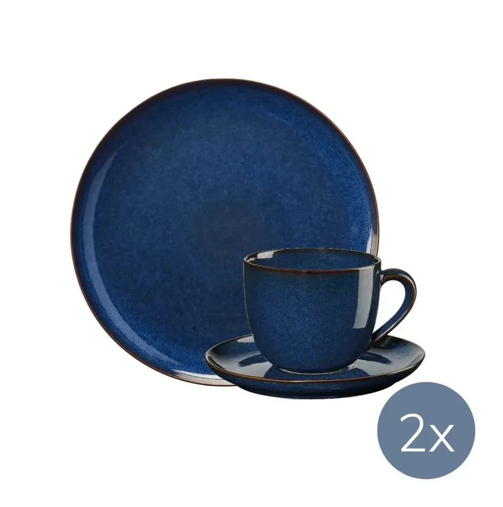ASA Кофейный набор Saisons Midnight Blue на 2 персоны (6 шт.)