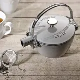 STAUB Чайник чугунный 1,15 л базилик-зеленый — фото 5