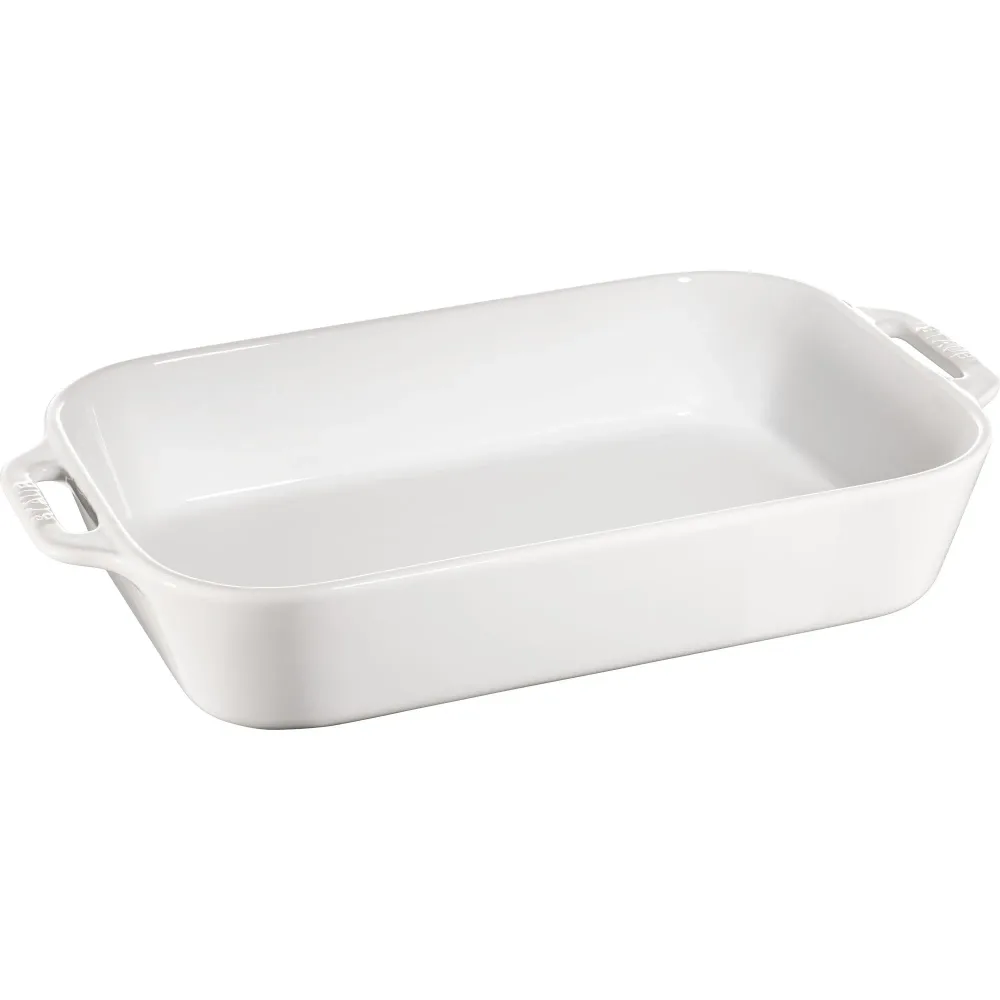 STAUB Блюдо варочное керамическое 4,5 л белое