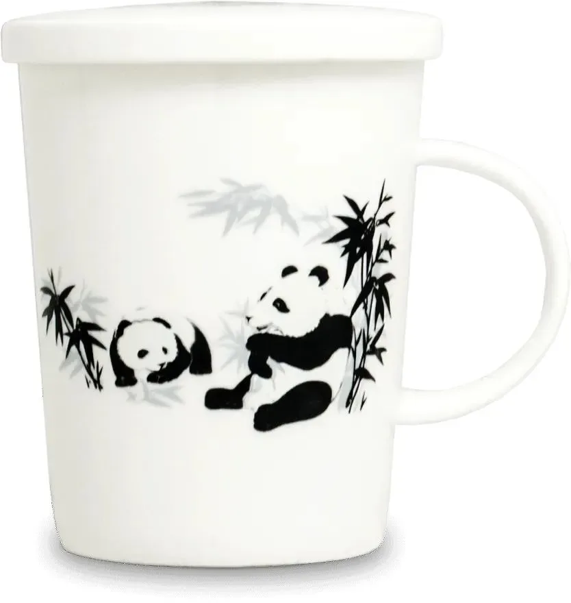 Mensa Home Кружка 300 мл с заварником Panda