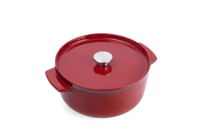 KitchenAid Чугунная кастрюля 26 см 5,2 л красная