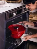 KitchenAid Чугунная кастрюля 26 см 5,2 л красная — фото 4