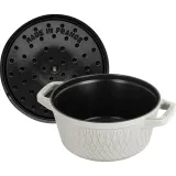 STAUB Чугунная кастрюля Special Cocotte круглая 20 см 2,3 л трюфель — фото 4