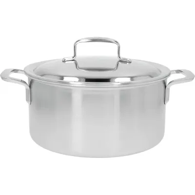 Demeyere 5-Plus 24 см низкая кастрюля 5,2 л с крышкой