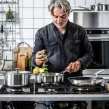 KitchenAid Кастрюля Multi-Ply 24 см 3,1 л с крышкой — фото 4