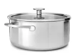 KitchenAid Кастрюля Mutli-ply 24 см 4,9 л с крышкой — фото 3