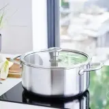 KitchenAid Кастрюля Mutli-ply 24 см 4,9 л с крышкой — фото 5