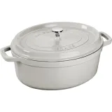 STAUB Чугунная кокотница овальная 2,35 л 23 см Трюфель — фото 1