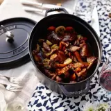 STAUB Чугунная форма для запекания Cocotte овальная 3,2 л 27 см графит — фото 7
