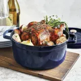 STAUB Чугунная кастрюля Cocotte 24 см 3,8 л графит — фото 5