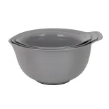 KitchenAid Набор из трех кухонных мисок серого цвета — фото 1