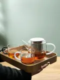 ASA Чайник Coppa Glass 1,1 л белый — фото 1