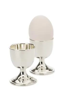 Mensa Home Чашка для яиц 6,5x4,5 см с серебряным напылением (1 шт.)