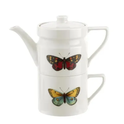 Portmeirion Заварочный чайник Tea For One Botanic Garden Harmony 280 мл с чашкой