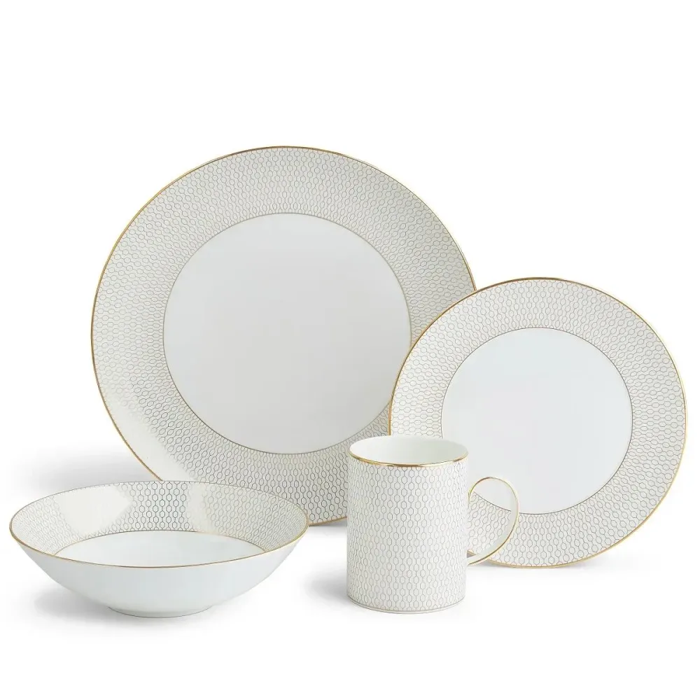 Wedgwood Столовый сервиз Gio Gold на 1 персону 4 элемента