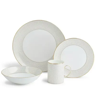 Wedgwood Столовый сервиз Gio Gold на 1 персону 4 элемента
