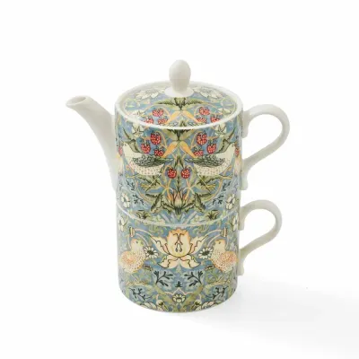 Spode Чай для одного Моррис и Ко. Клубничный вор