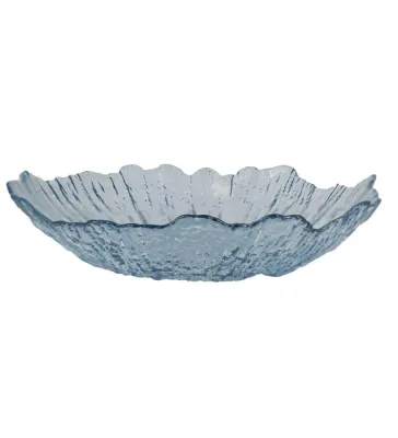 Mensa Home Миска стеклянная 22x5 см синяя Сара