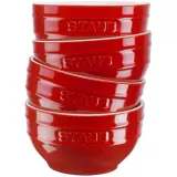 STAUB Набор из 4 чаш для сервировки 12 см красный — фото 1