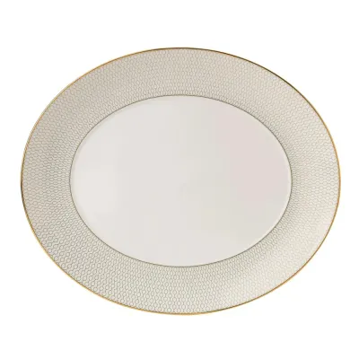 Wedgwood Овальное блюдо Gio Gold 33 см
