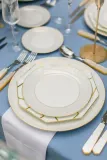 Wedgwood Тарелка Gio Gold 23 см восьмиугольная белая — фото 6