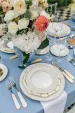 Wedgwood Тарелка Gio Gold 23 см восьмиугольная белая — фото 7
