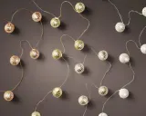 Mensa Home Елочные гирлянды 110 см мини LED баулы белые/серебристые (1 шт. микс) — фото 6