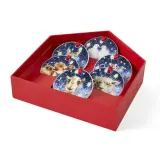 Royal Worcester Набор из 6 елочных вешалок Wrendale Designs 7 см, устойчивые — фото 3