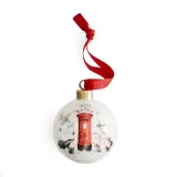 Royal Worcester Wrendale Designs 7 см Xmas Post Annual 2023 bauble — фото 1