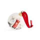 Royal Worcester Wrendale Designs 7 см Xmas Post Annual 2023 bauble — фото 3