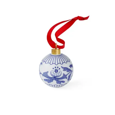 Spode Голубая итальянская безделушка 7,5 см с цветами