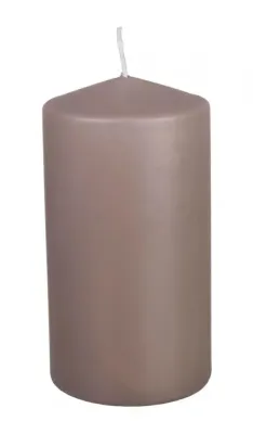 Mensa Home Свеча 8x15 см 69 часов темно-серая