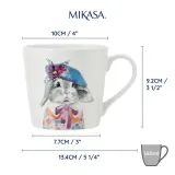 Mikasa Кружка Tipperleyhill 380 мл кролик — фото 3