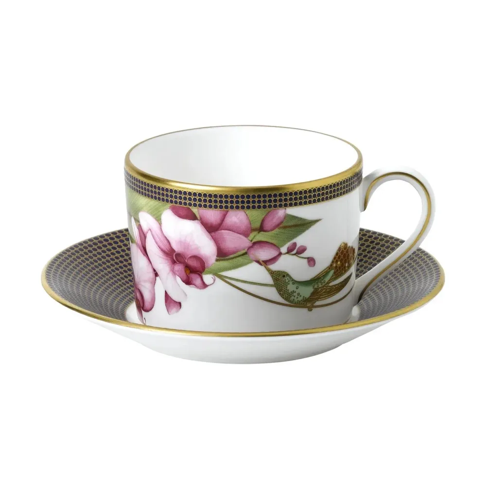 Чашка с блюдцем Wedgwood Prestige Hummingbird 220 мл для чая
