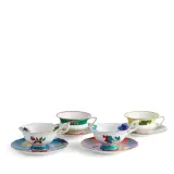 Wedgwood Набор из 4 чашек с блюдцами Wonderlust 140 мл для чая, арт. WW-1063167 — фото 1