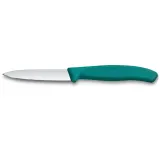 Victorinox Нож кухонный 8 см гладкий зеленый — фото 1