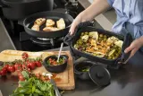 KitchenAid Посуда для запекания Oven to table черная большая 38x23x7.5 см — фото 2