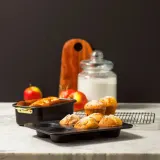 GreenPan Набор форм для запекания Padova 6 элементов Full Black — фото 2