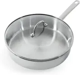 BK Holland Сковорода Bright 28 см 5,3 л глубокая с крышкой — фото 1